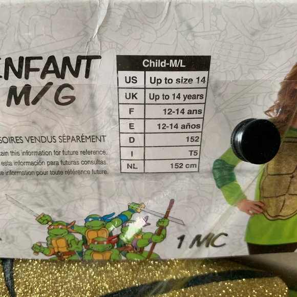 New in Package-Long Sleep TMNT top for kids. - Picture 4 of 5